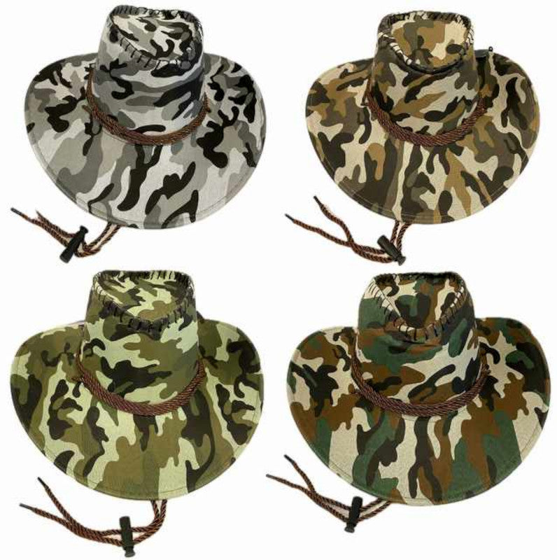 Adults Camouflage Cowboy Hats Wholesale