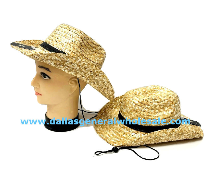 Adults Wheat Straw Cowboy Hats Wholesale