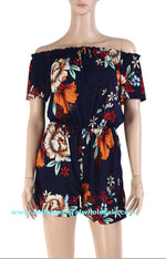 Floral Rompers Wholesale