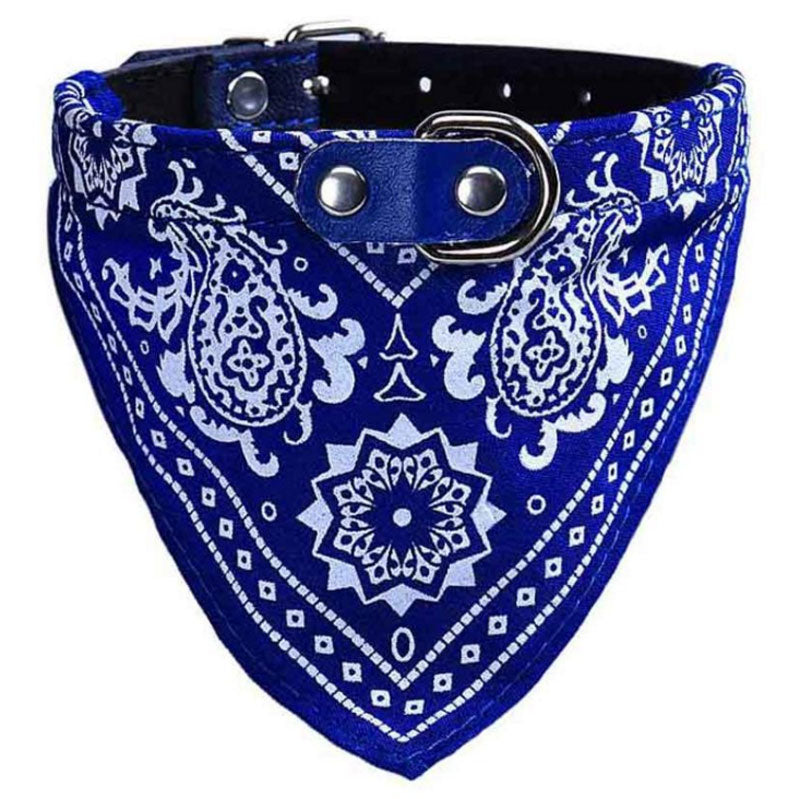 14" Bandana Collar with Cheetah Band - Dallas General Wholesale