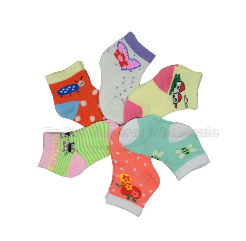 Baby Girls Cute Socks Wholesale - Dallas General Wholesale