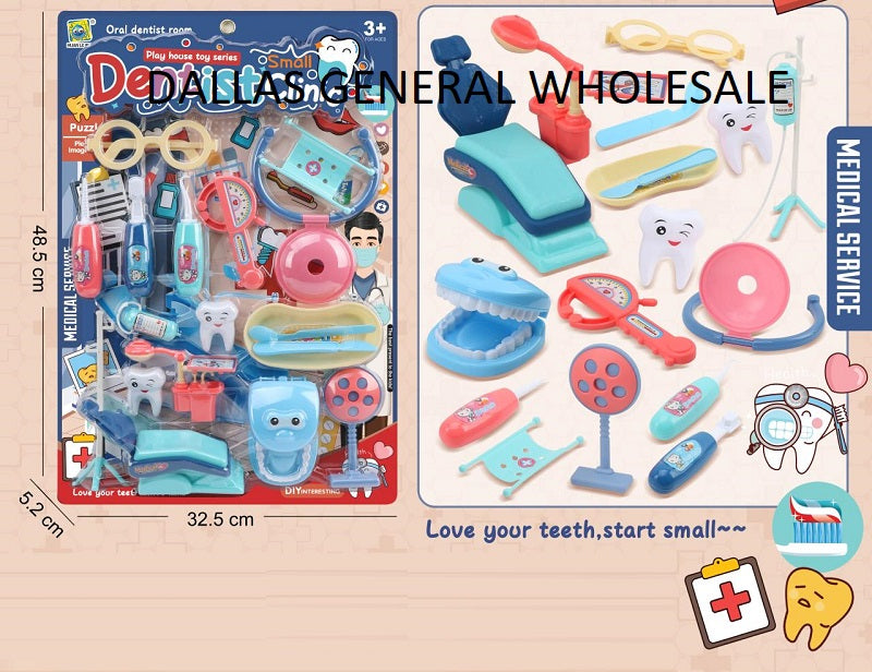 Pretend Play Dentists Toy Play Set Wholesale