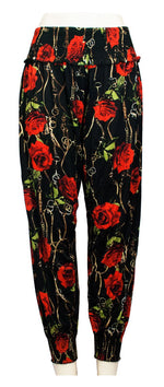 Printed Summer Silky Jogger Pants - Dallas General Wholesale