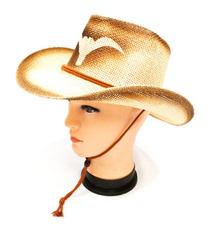 Long Horn Straw Cowboy Hats - Dallas General Wholesale
