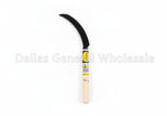 Apolex 13" Serrated Sickle with Wood Handle Wholesale