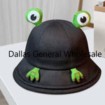 Novelty Kids Frog Bucket Hat with 3D Eyes and Feet - Wholesale