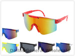 Little Boys Oversized Sport Shield Sunglasses Wholesale