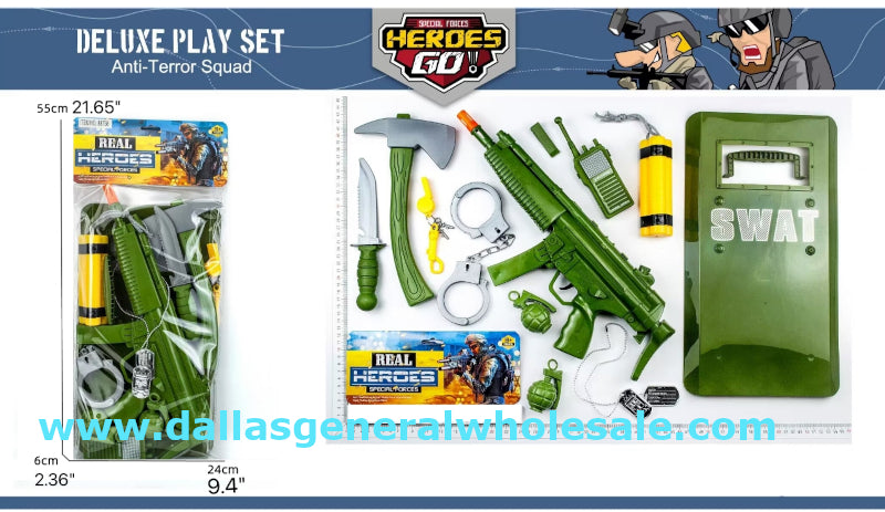 Toy Anti-Terror Military Police Set Wholesale