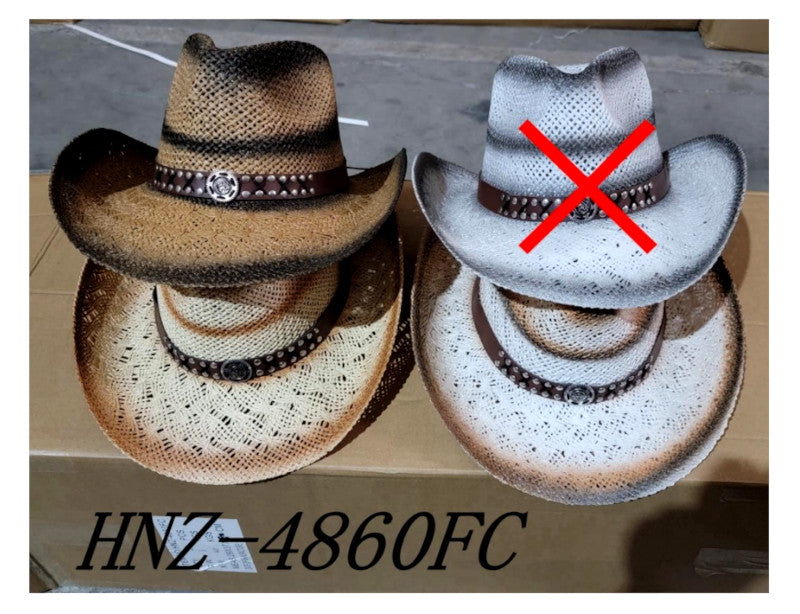 Adults Fashion Straw Cowboy Hats Wholesale