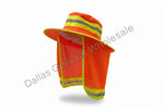 High Visibility Reflective Sun Hats with Neck Cloak Wholesale