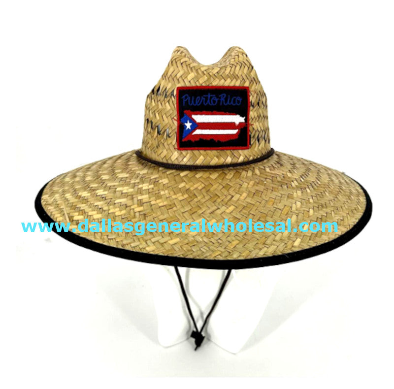 Adults Puerto Rico Straw Hats Wholesale