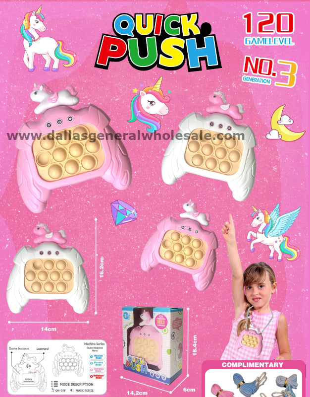 Toy B/O Fidget Pop Quick Push Games Wholesale