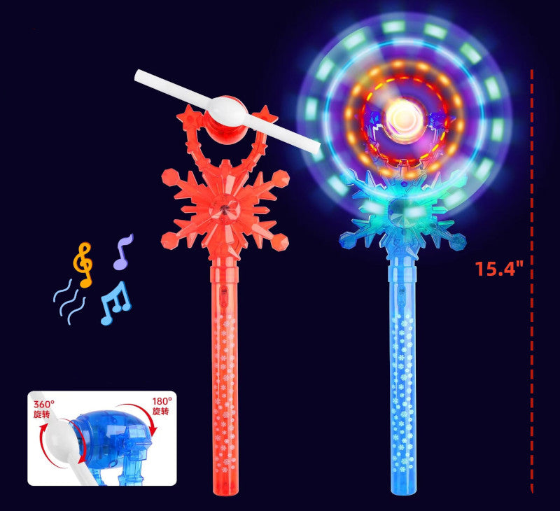 Toy Light Up Snowflake Windmills Wholesale