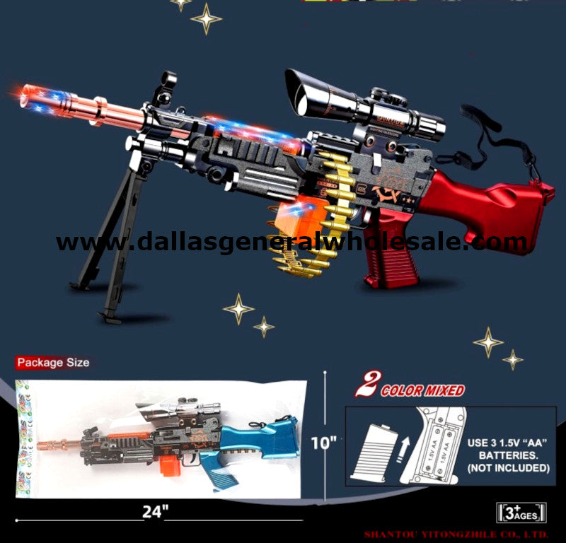 Toy 24" Machine Guns Wholesale
