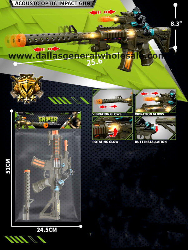 Toy 26" Gunman Machine Guns Wholesale