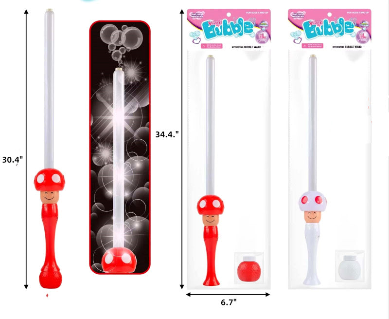 Light Up Mushroom Bubble Swords Wholesale