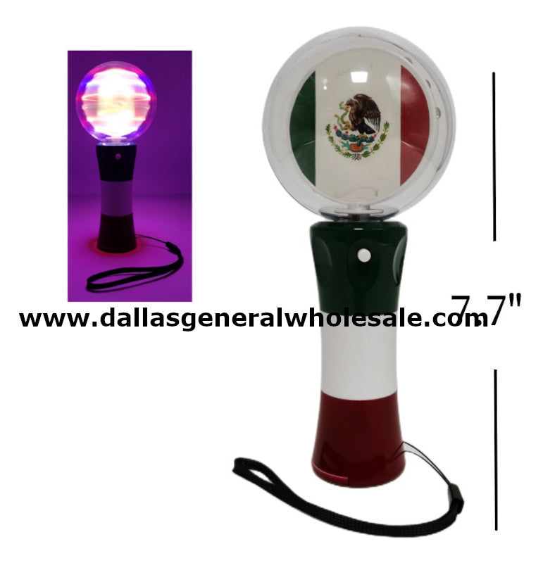 Carnival Toy Light Up Mexico Spinner Wands Wholesale