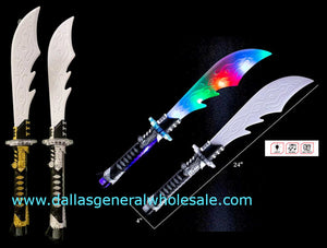 Toy Glowing Light Up Pirate Swords Wholesale