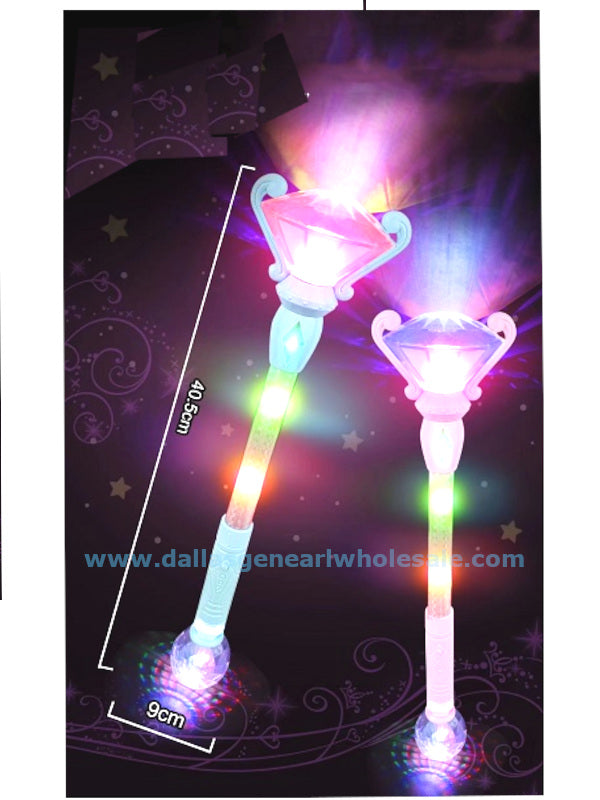 Toy Light Up Diamond Gem Wands Wholesale