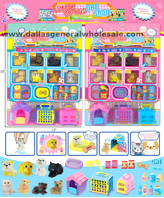 Adorable Pet Shop Play Set Wholesale - Main Image