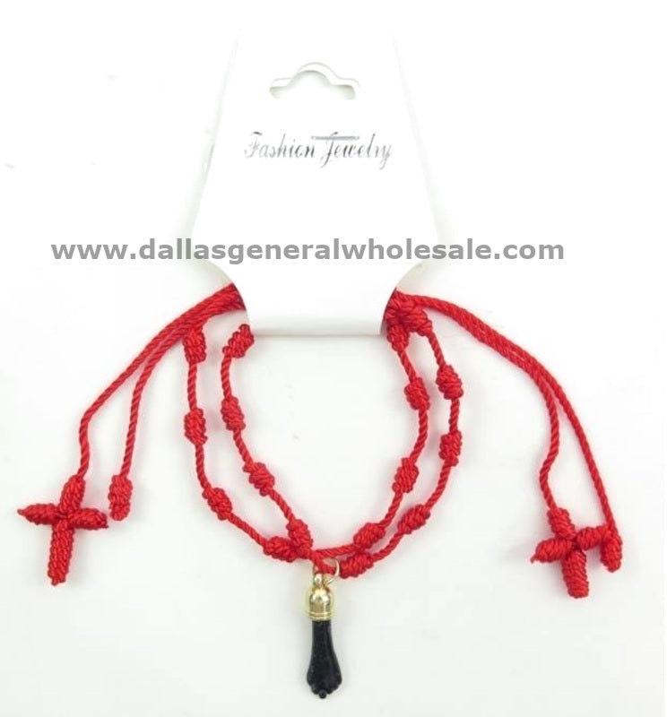 Fashion Azabache Drawstring Bracelets Wholesale