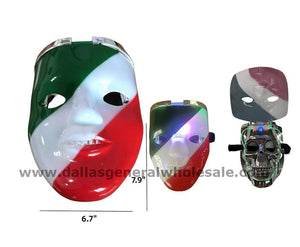 Light Up Double Mexico Halloween Masks Wholesale