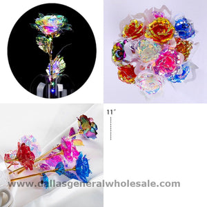 Flashing Light Up Roses Wholesale