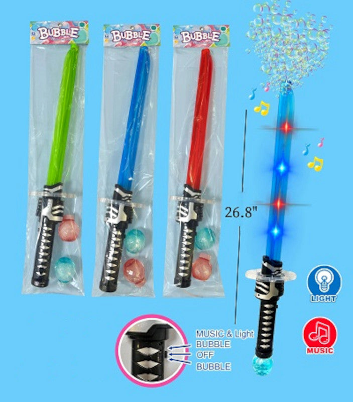Toy Ninja Musical Bubble Swords Wholesale