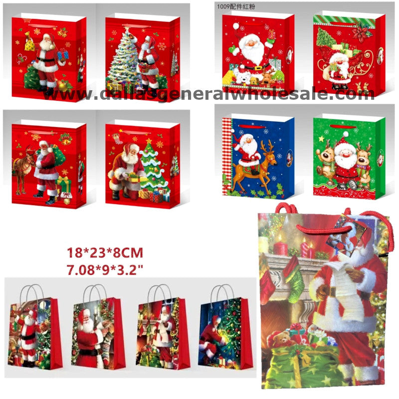 Santa Clause Xmas Gift Bags Wholesale