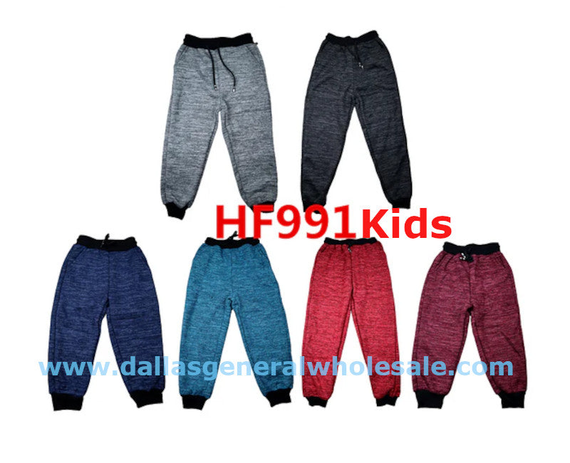 Children Casual Thermal Jogger Pants Wholesale