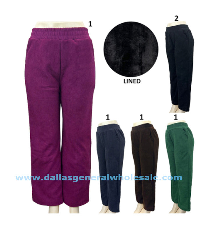 Ladies Insulated Thermal Fleece Pants Wholesale