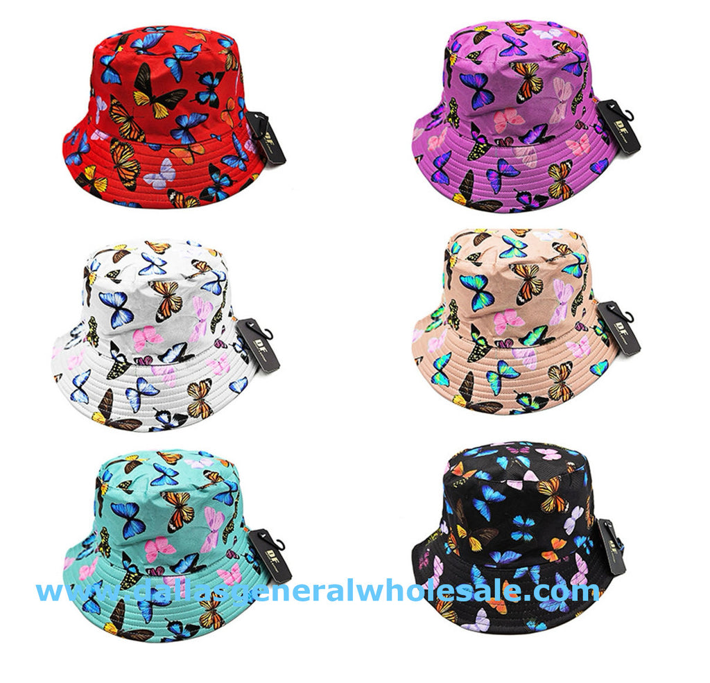 Trendy Butterfly Bucket Hats Wholesale