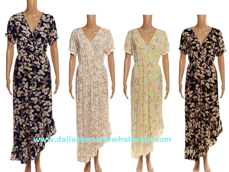 Fashion Irregular Cut Maxi Dresses Wholesale