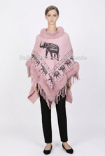 Trendy Elephant Sweater Ponchos Wholesale