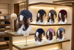 Ladies Messy Bun Hole Beanie Hats Wholesale
