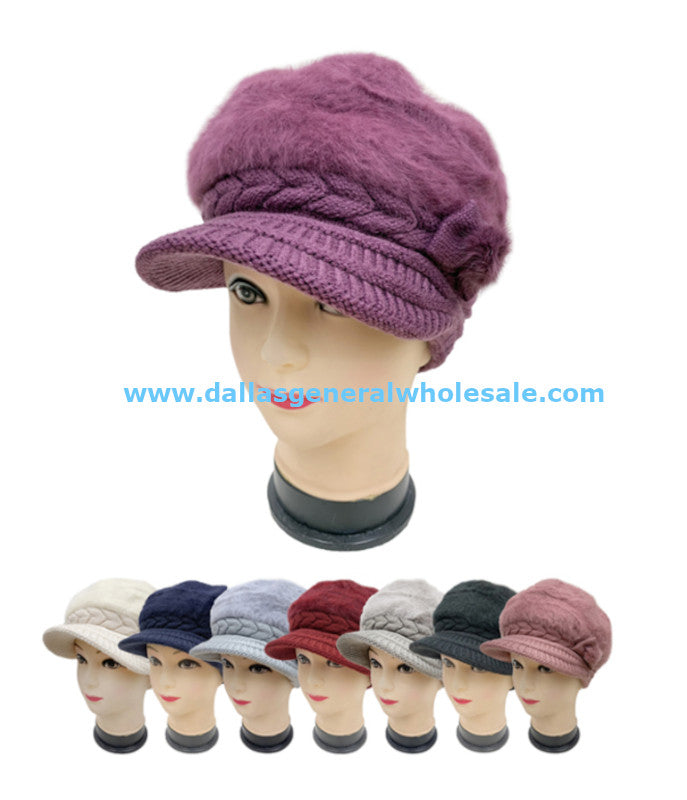 Women Beautiful Visor Beanies Caps Wholesale