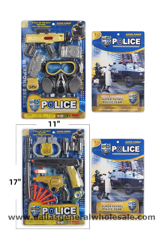 Kids Toy Pretend Play Police Sets Wholesale
