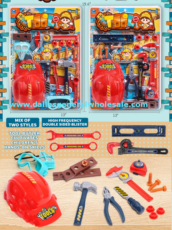 Toy 20PC Cardboard Display Tools Sets Wholesale