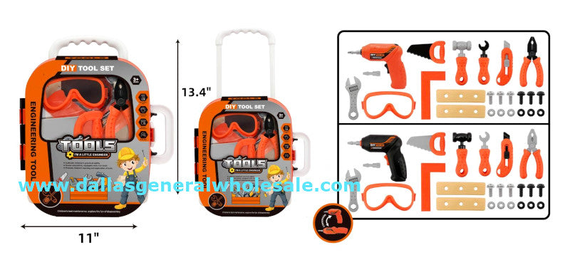 Toy Tools Suitcase Play Set Wholesale