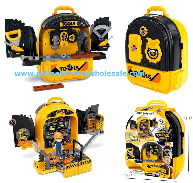 Toy Tools Station Backpack PlaySet Wholesale