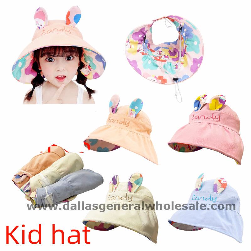 Little Girls Adorable Sun Hats Wholesale