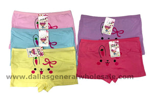 Little Girls Bunny Boxer Briefs Wholesale - Main Image