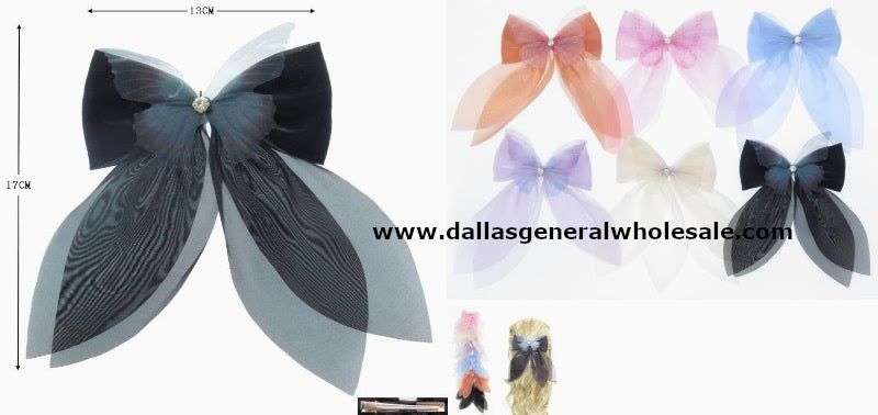 Double Butterfly Long Head Bows Wholesale