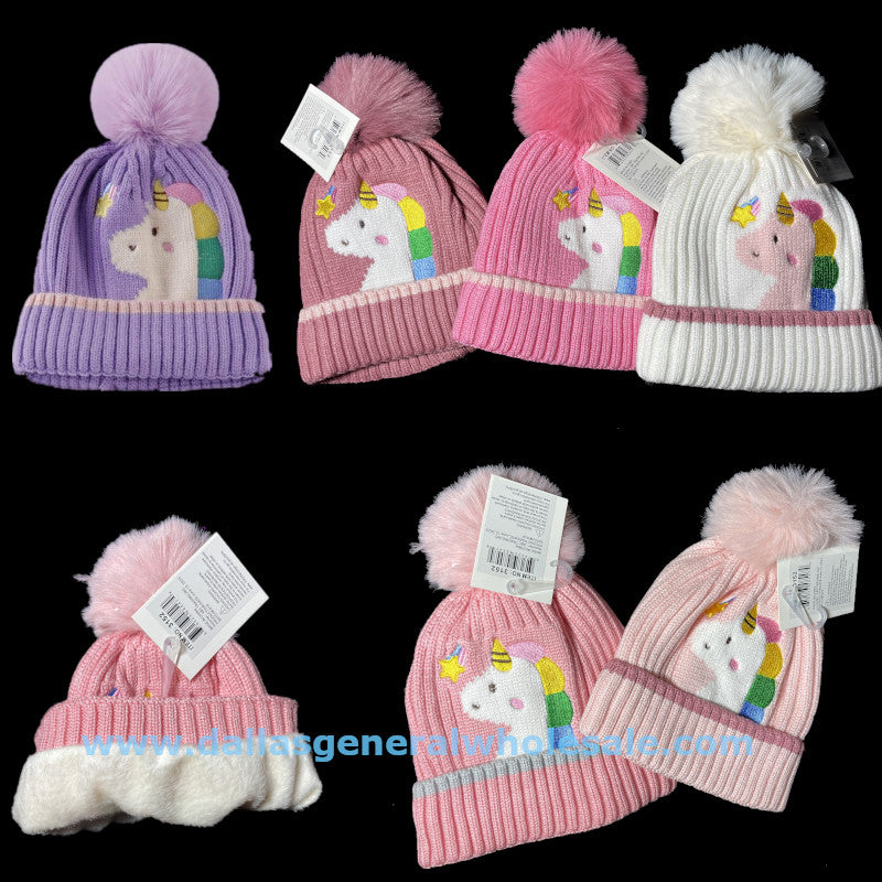 Little Girls Insulated Bunny Beanies Wholesale