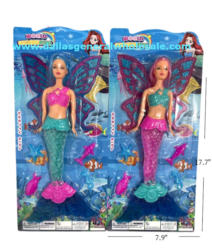 18" Little Mermaid Doll Play Set Wholesale
