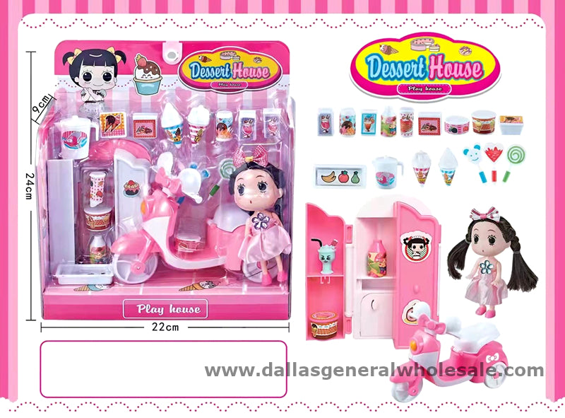 22 PC Toy Dessert House Play Sets Wholesale