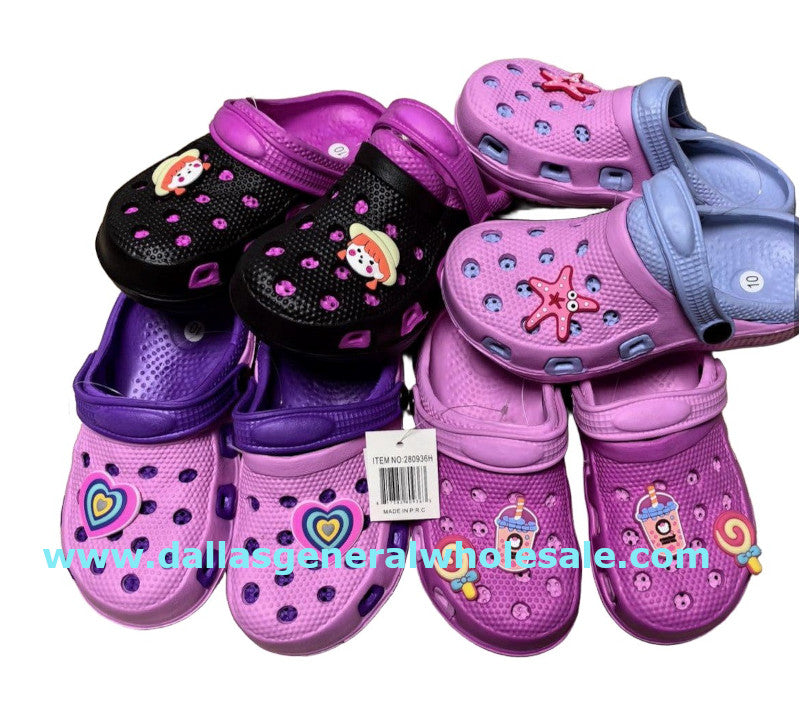 Little Girls PVC Sandals Wholesale