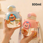 Kids Adorable Drinking Cups w/ Straw Wholesale