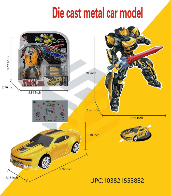 Transform Metal Robot Car Figures Wholesale