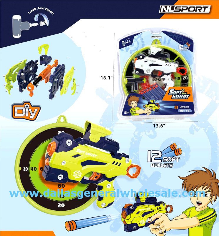 Toy Window Box Dart Guns Set Wholesale